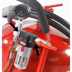 Messing draadnippel / draadfitting met 2 x 3/8 buitendraad voor mobiele ketels 0009/0010