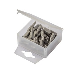 T20 x 25 mm Torx bits - 40 stuks in kunststof box - bitset - Torx bitjes