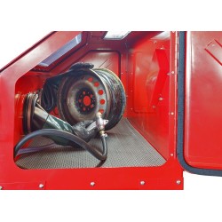 Straalmiddel aanzuigslang voor straalcabine met voetbediening