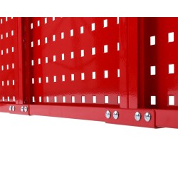 Gereedschapsbord rood 150 x 61 cm