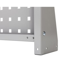 Gereedschapsbord grijs 200 x 61 cm