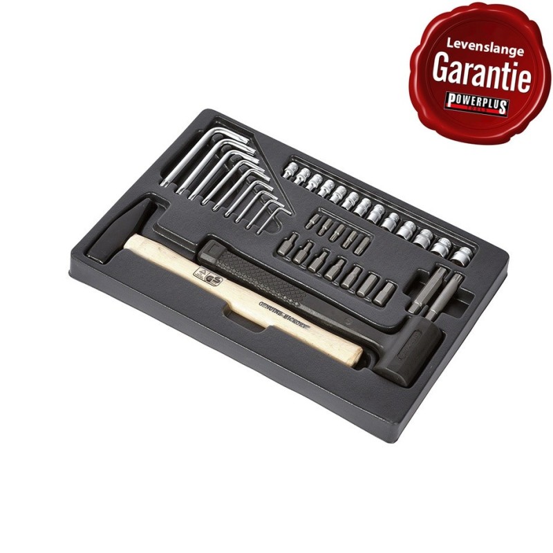 Hamer- en torxsleutelset 38 delen in module