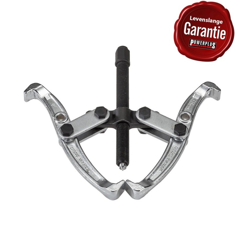 Poelietrekker 2 armig, 150 mm armlengte - 2 armen - max. open 160 mm. 