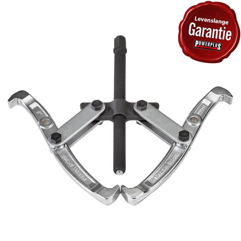 Poelietrekker 2 armig, 200 mm armlengte - 2 armen - max. open 200 mm. 