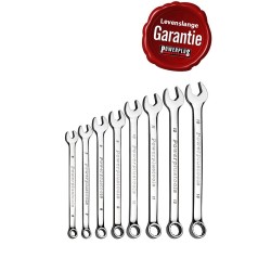 Ring-steeksleutelset 8 delig met levenslange garantie