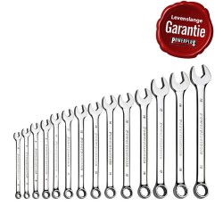 Ring-steeksleutelset 14 delig met levenslange garantie