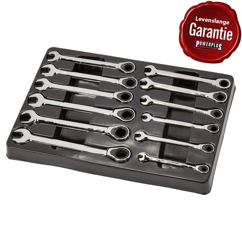 Ring-ratelsleutelset 12 delig met levenslange garantie