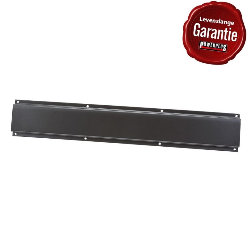 Metalen strip 60 x 10 x 1.8 cm  tuingereedschap ophangen - opbergen - opbergsysteem - ophangsysteem  aan de muur.