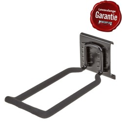 Wandhaak 24 x 8.5 x 9 cm. tuingereedschap ophangen - opbergen - opbergsysteem - ophangsysteem  aan de muur.