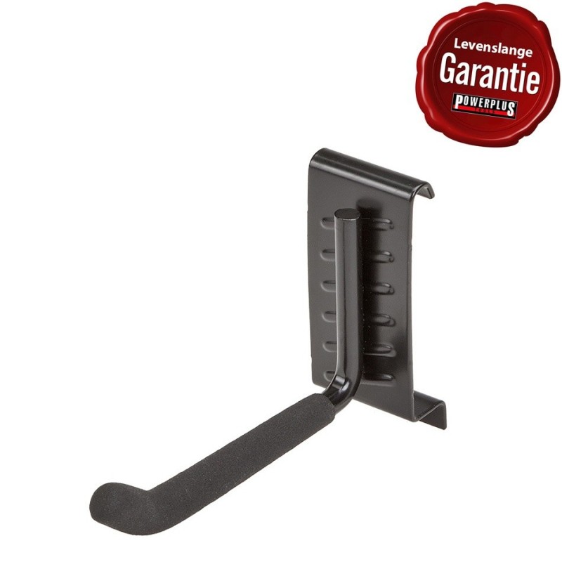 Wandhaak enkel - 14 x 4 x 9 cm. tuingereedschap ophangen - opbergen - opbergsysteem - ophangsysteem  aan de muur.