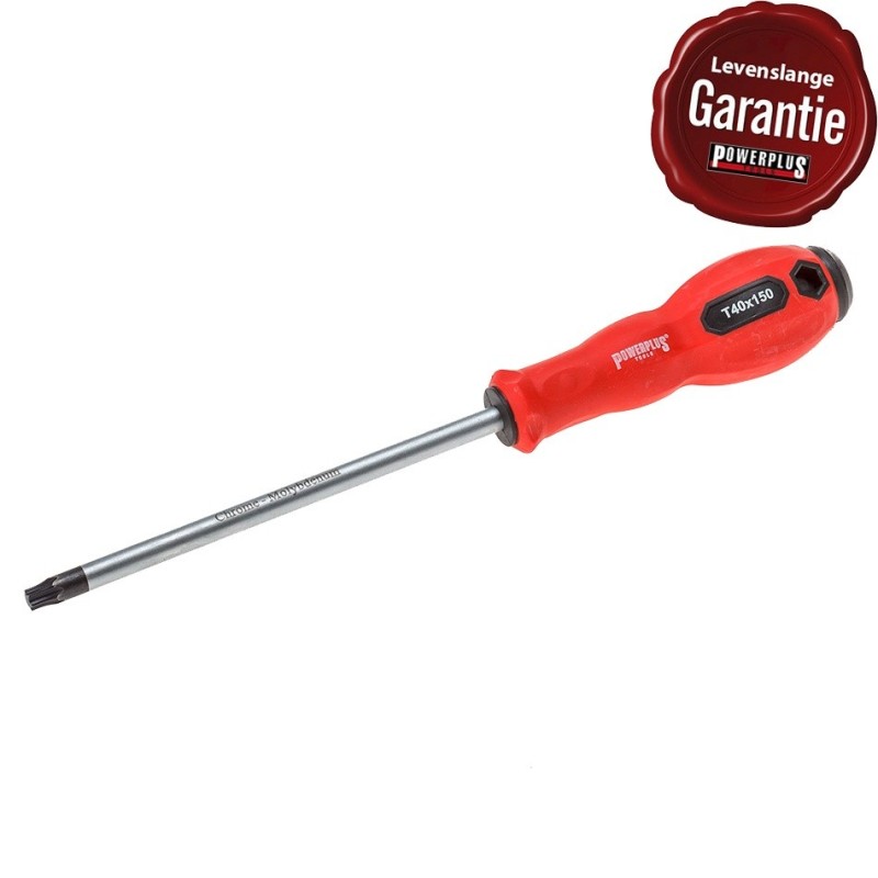 Torx schroevendraaier T40 x 275 mm met levenslange garantie