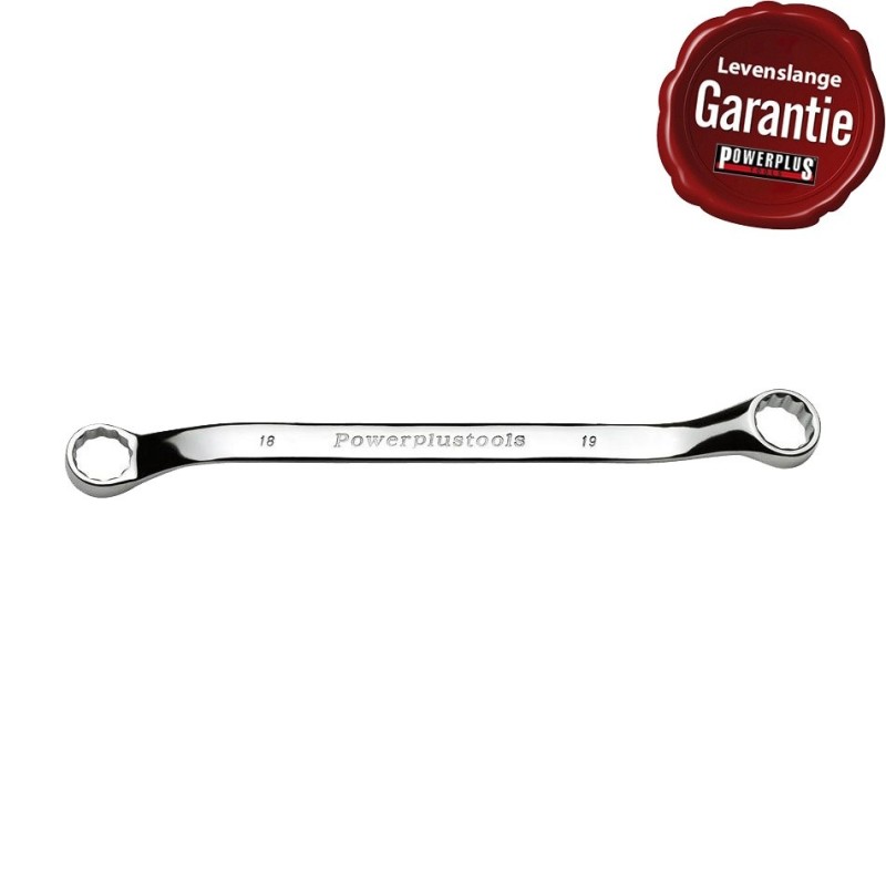Ringsleutel 18 en 19 mm met levenslange garantie