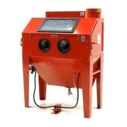 Straalcabine sbc 420 L met afzuiging