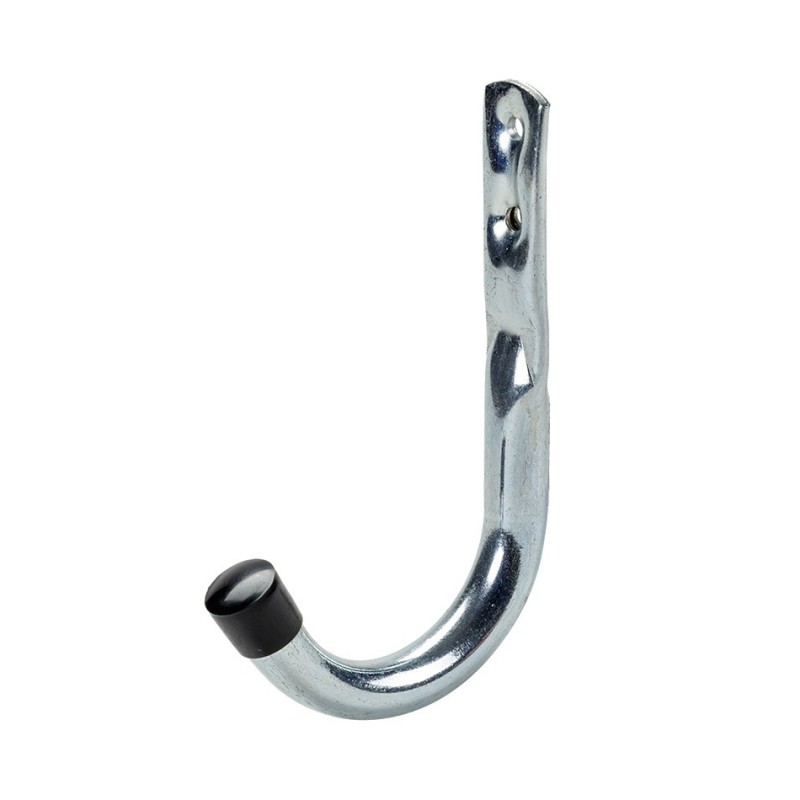 Metalen ophanghaak 130 x 85 mm. verchroomd