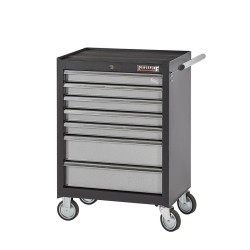 Gereedschapswagen grijs/antraciet 7 laden leeg met quick lock