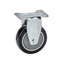 Gelagerd kunststof wiel Ø 100 x 31 mm