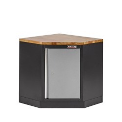 Hardhouten werkblad 86,5 x 86,5 x 3,6 cm voor hoekstuk garageserie