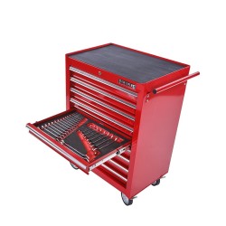 Steek-ringsleutel- en steeksleutelset 25 delen - soft mat