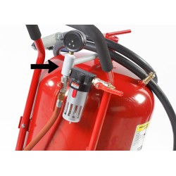 Lucht verdeelblok voor zandstraalketel PP-T 0009, 0010