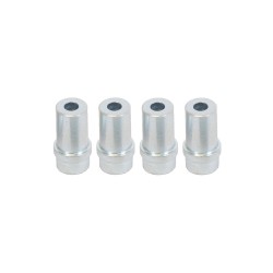 Set van 4 stalen nozzles 7 mm. voor straalpistool 0013