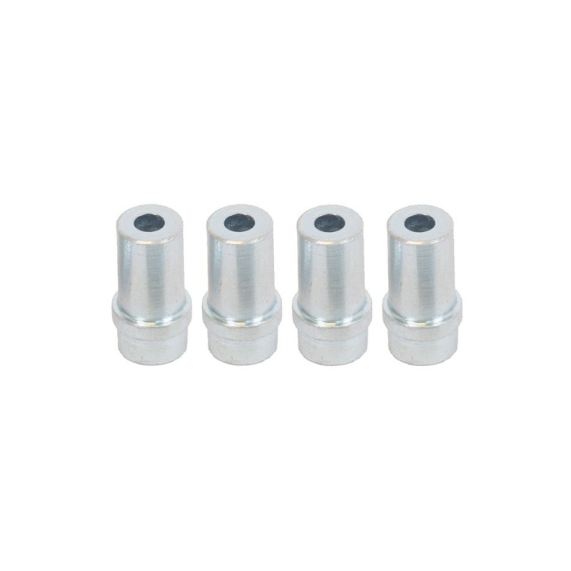 Set van 4 stalen nozzles 7 mm. voor straalpistool 0013